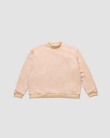Recycled Embroidered Sweater - Beige