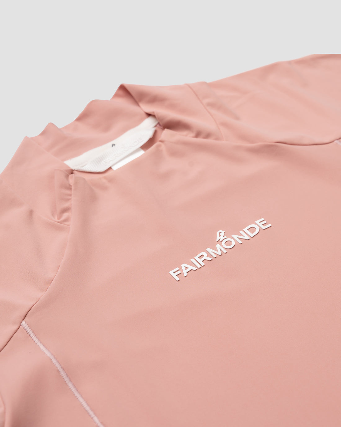 Softouch Long Sleeve Mock Neck Tee - Pink