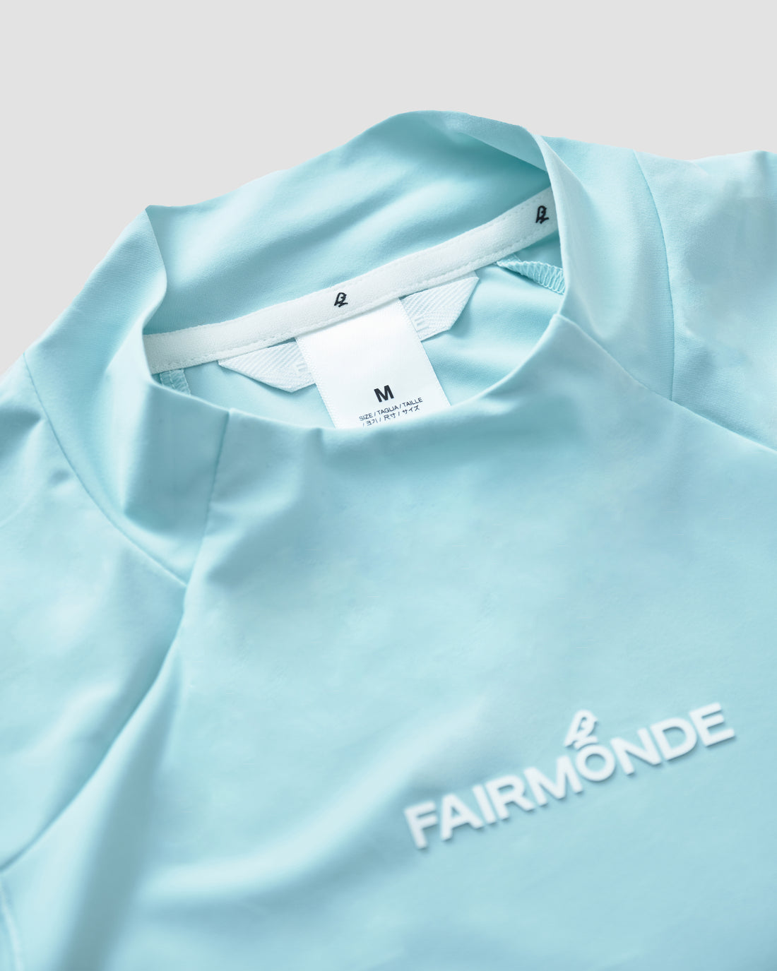 Softouch Long Sleeve Mock Neck Tee - Blue