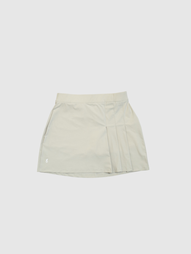 Verve Side-Pleated Skort Beige