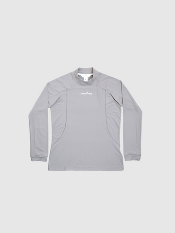 Alpenglow Long Sleeve Mock Neck Tee - Gull