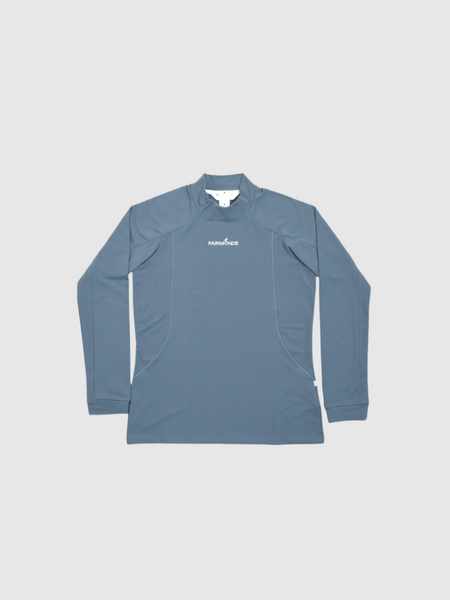 FR2 GOLF エフアールツー long sleeve mock neck Alpenglow Long Sleeve Mock Neck Tee - Blue Fin