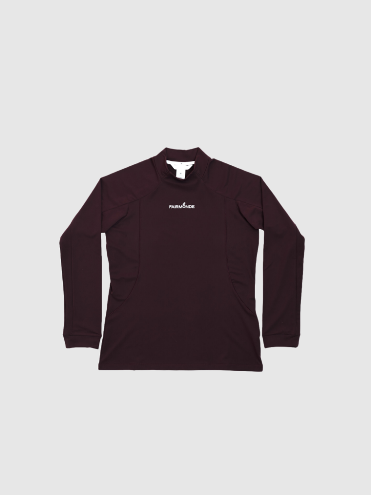 Alpenglow Long Sleeve Mock Neck Tee - Wine Tasting