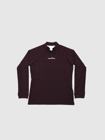 Alpenglow Long Sleeve Mock Neck Tee - Wine Tasting